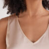 Silk V-Neck Tank Top