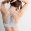 Silky Flowers Monica Silk and Lace Push-Up Bra