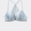 Silky Flowers Monica Silk and Lace Push-Up Bra