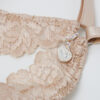 Silky Flowers Monica Silk and Lace Push-Up Bra