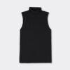 Sleeveless Turtleneck Micromodal Shirt