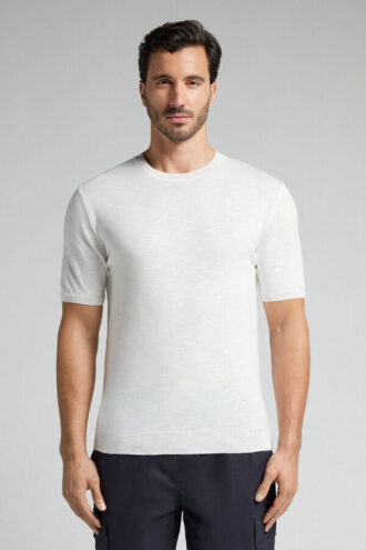 Slub Cotton Knit T-Shirt