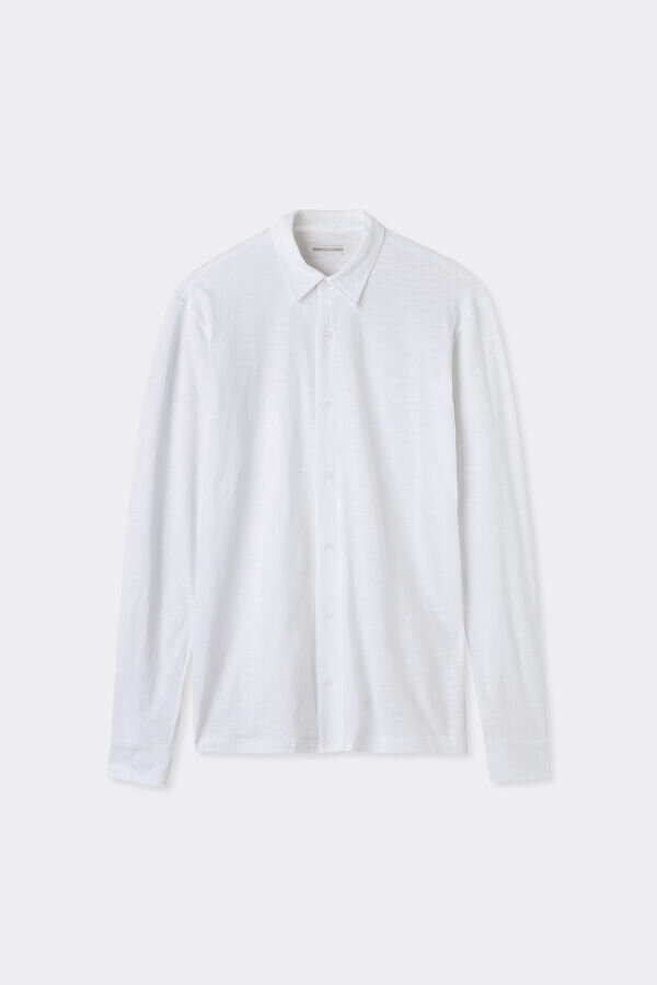 Slub Cotton Long Sleeve Shirt Slub Cotton Long Sleeve Shirt