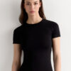 Stretch Superior Cotton Short Sleeve Top