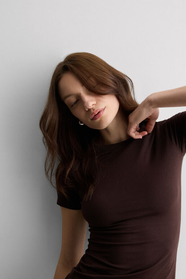 Stretch Superior Cotton Short Sleeve Top Stretch Superior Cotton Short Sleeve Top