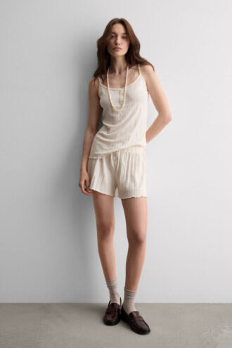 Sweet Pointelle Short Pajamas