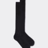 Tall Ribbed Egyptian Cotton Socks
