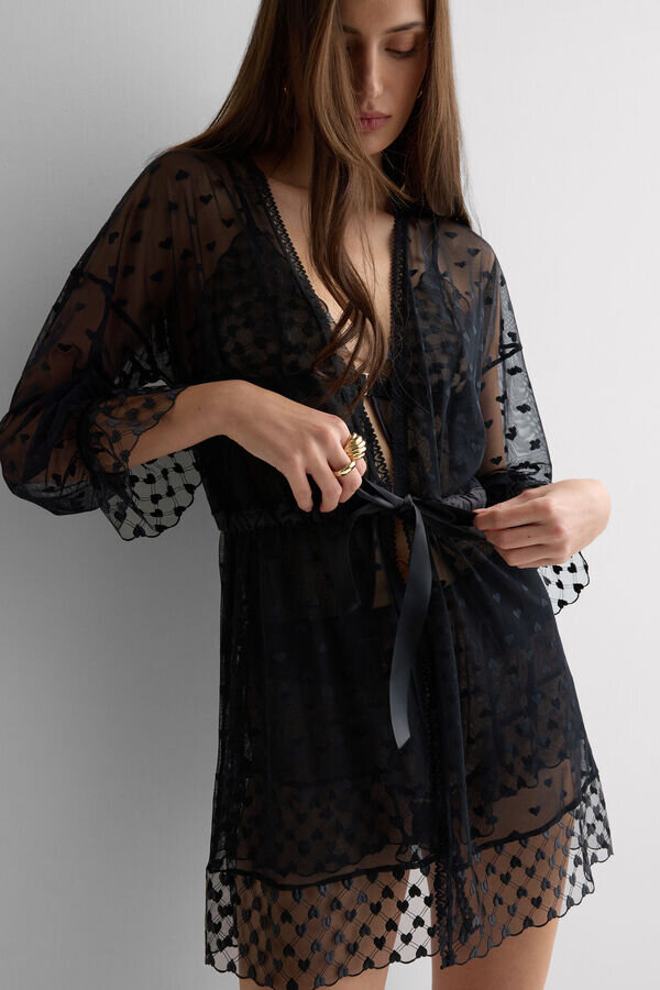 The Love Club Lace Robe The Love Club Lace Robe