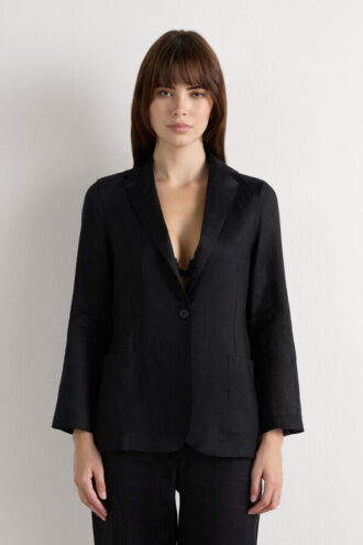 The Pure Linen Jacket in Linen Fabric