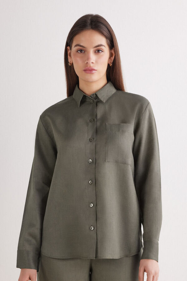 The Pure Linen Shirt in Linen Fabric The Pure Linen Shirt in Linen Fabric