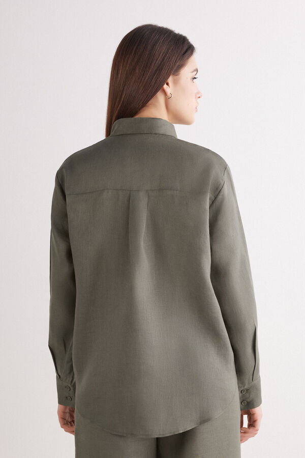 The Pure Linen Shirt in Linen Fabric The Pure Linen Shirt in Linen Fabric