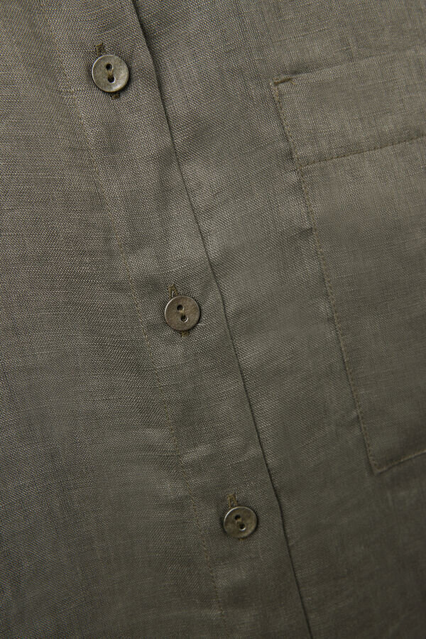 The Pure Linen Shirt in Linen Fabric The Pure Linen Shirt in Linen Fabric