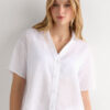 The Pure Linen Short Sleeve Shirt in Linen Fabric