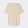 The Pure Linen Short Sleeve Top in Linen