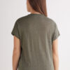 The Pure Linen Short Sleeve V-Neck Top in Linen