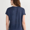 The Pure Linen Short Sleeve V-Neck Top in Linen