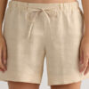 The Pure Linen Shorts in Linen Fabric