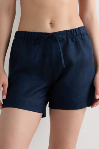 The Pure Linen Shorts in Linen Fabric The Pure Linen Shorts in Linen Fabric