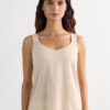 The Pure Linen Tank Top in Linen