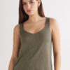The Pure Linen Tank Top in Linen