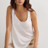 The Pure Linen Tank Top in Linen