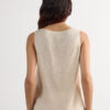 The Pure Linen Tank Top in Linen