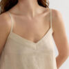The Pure Linen Top in Linen Fabric