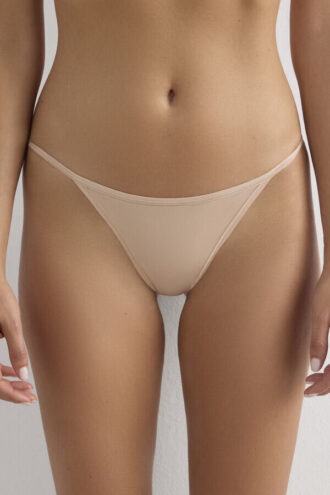 Thong with Ultralight Microfiber Straps