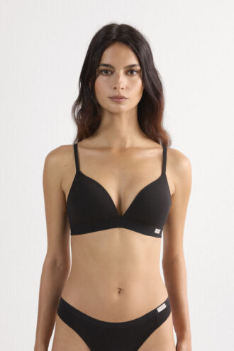 Tiziana Triangle Bra in Cotton