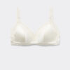 Tiziana Wireless Plunge Triangle Bra in Silk and Lace