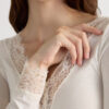 Ultralight Cashmere Lace Long Sleeve Shirt