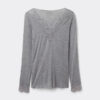 Ultralight Cashmere Lace Long Sleeve Shirt
