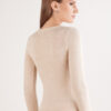 V-Neck Top in Modal Ultralight with Cashmere