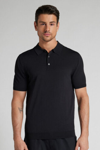 Viscose and Nylon Polo